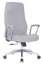 MEDI LUX, kancelářské křeslo, silikonová kůže MEDI SL šedá