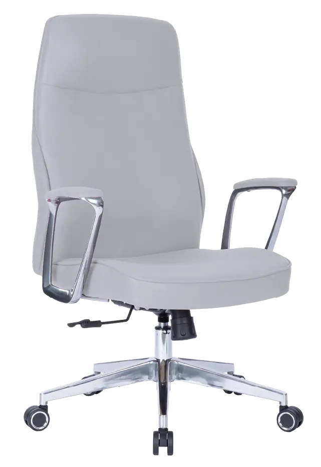 MEDI LUX, kancelářské křeslo, silikonová kůže MEDI SL šedá