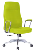 MEDI LUX, kancelářské křeslo, silikonová kůže MEDI SL jarní zeleň