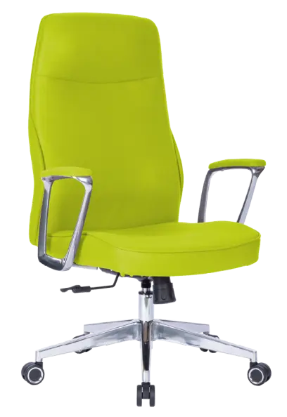 MEDI LUX, kancelářské křeslo, silikonová kůže MEDI SL jarní zeleň