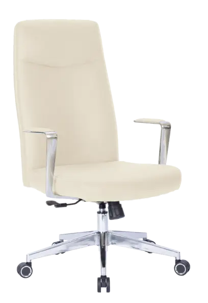 MEDI PURE, kancelářské křeslo, silikonová kůže MEDI SL krémová