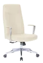 MEDI PURE, kancelářské křeslo, silikonová kůže MEDI SL krémová