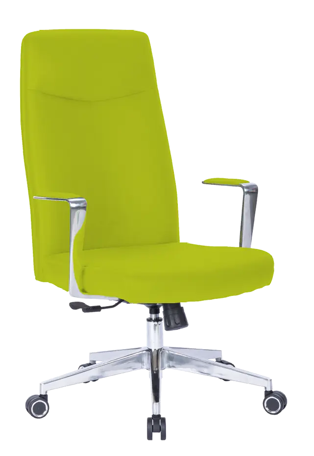 MEDI PURE, kancelářské křeslo, silikonová kůže MEDI SL jarní zeleň