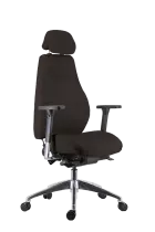 PRESTIGE, židle kancelářská, látka černá