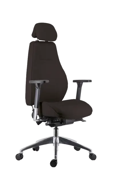 PRESTIGE, židle kancelářská, látka černá