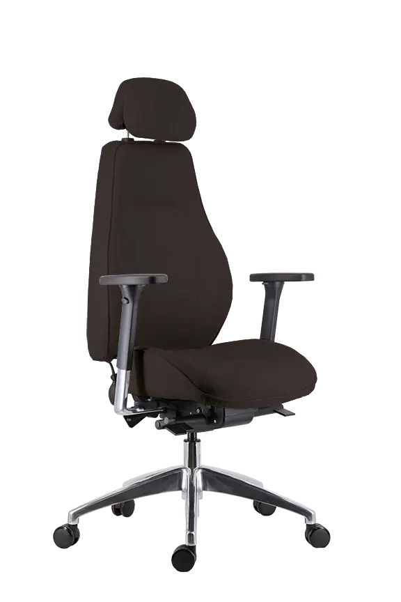 PRESTIGE, židle kancelářská, látka černá