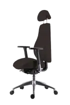 PRESTIGE, židle kancelářská, látka černá