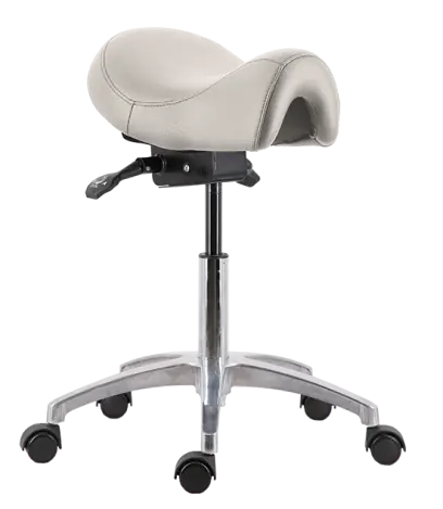 SADDLE 01, pracovní židle sedlová, ekokůže krémová SADDLE 01, pracovní židle sedlová, ekokůže krémová