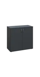 BN 2 - 8D kancelářská skříň, 2-dveřová, 750x800x400, antracit