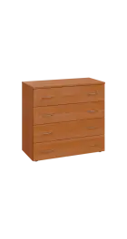 BN 2 - 84Z kancelářská skříň, 4-zásuvková, 750x800x400, olše jantar