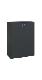 BN 3 - 8D kancelářská skříň, 2-dveřová, 1100x800x400, antracit