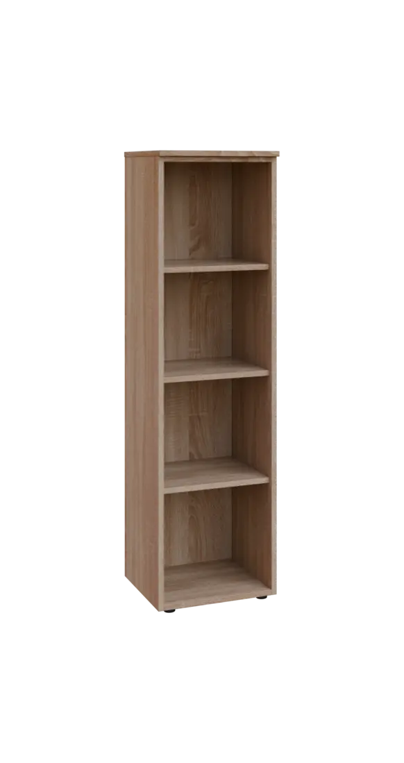 BN 4 - 4N kancelářská skříň, nika, 1450x400x400, dub bardolino