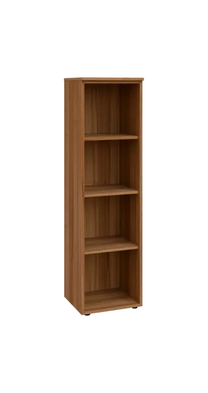 BN 4 - 4N kancelářská skříň, nika, 1450x400x400, ořech světlý