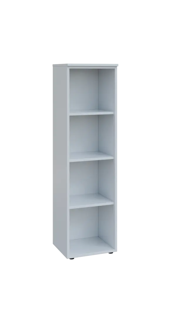 BN 4 - 4N kancelářská skříň, nika, 1450x400x400, bílá