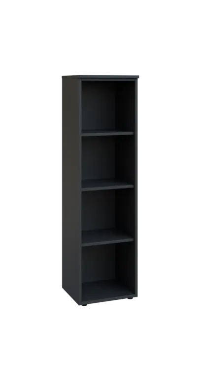 BN 4 - 4N kancelářská skříň, nika, 1450x400x400, antracit