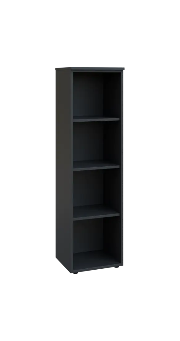 BN 4 - 4N kancelářská skříň, nika, 1450x400x400, antracit