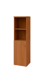 BN 4 - 4DN2 kancelářská skříň, 1-dveřová/nika, levá, 1450x400x400, olše jantar