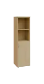 BN 4 - 4DN2 kancelářská skříň, 1-dveřová/nika, pravá, 1450x400x400, javor horský
