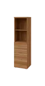 BN 4 - 4ZN kancelářská skříň, 4-zásuvková/nika, 1450x400x400, ořech světlý
