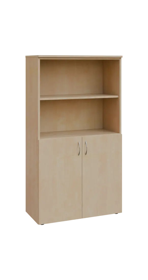 BN 4 - 8DN2 kancelářská skříň, 2-dveřová/nika, 1450x800x400, bříza irská