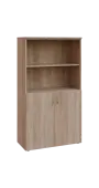BN 4 - 8DN2 kancelářská skříň, 2-dveřová/nika, 1450x800x400, dub bardolino