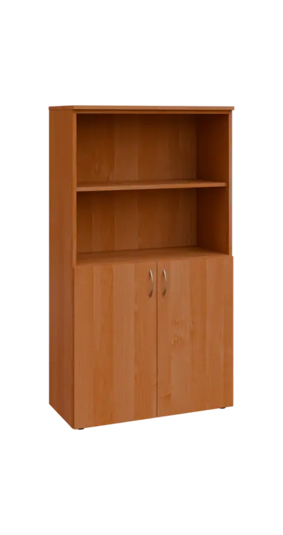 BN 4 - 8DN2 kancelářská skříň, 2-dveřová/nika, 1450x800x400, olše jantar