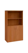 BN 4 - 8DN2 kancelářská skříň, 2-dveřová/nika, 1450x800x400, olše jantar