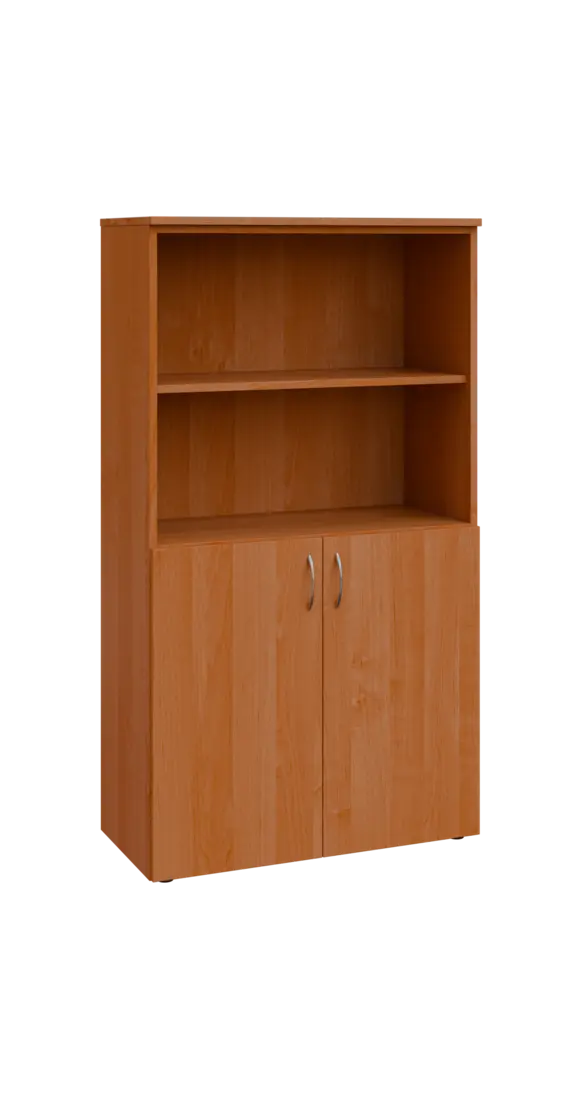 BN 4 - 8DN2 kancelářská skříň, 2-dveřová/nika, 1450x800x400, olše jantar