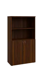 BN 4 - 8DN2 kancelářská skříň, 2-dveřová/nika, 1450x800x400, ořech královský