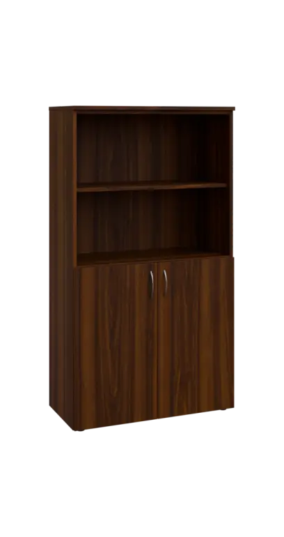 BN 4 - 8DN2 kancelářská skříň, 2-dveřová/nika, 1450x800x400, ořech královský