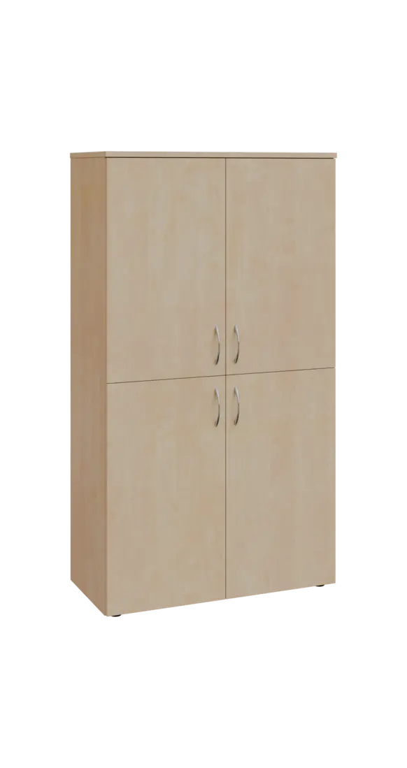 BN 4 - 84D kancelářská skříň, 4-dveřová, 1450x800x400, bříza irská
