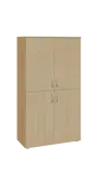 BN 4 - 84D kancelářská skříň, 4-dveřová, 1450x800x400, javor horský