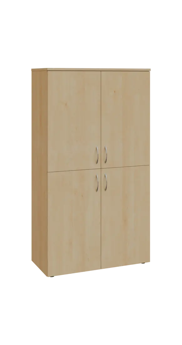 BN 4 - 84D kancelářská skříň, 4-dveřová, 1450x800x400, javor horský