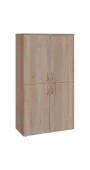 BN 4 - 84D kancelářská skříň, 4-dveřová, 1450x800x400, dub bardolino