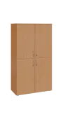 BN 4 - 84D kancelářská skříň, 4-dveřová, 1450x800x400, buk royal