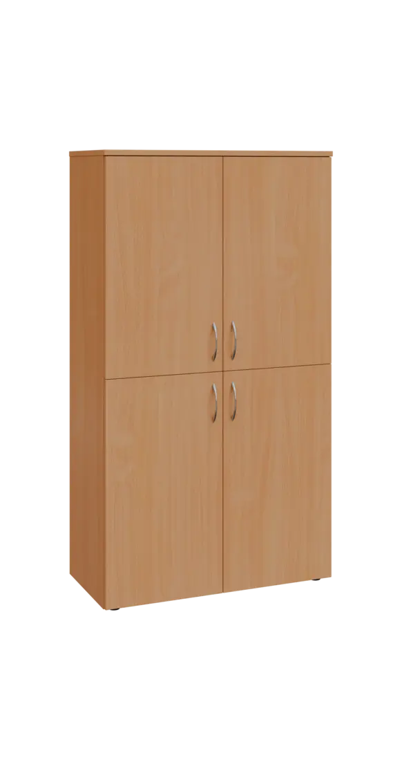 BN 4 - 84D kancelářská skříň, 4-dveřová, 1450x800x400, buk royal