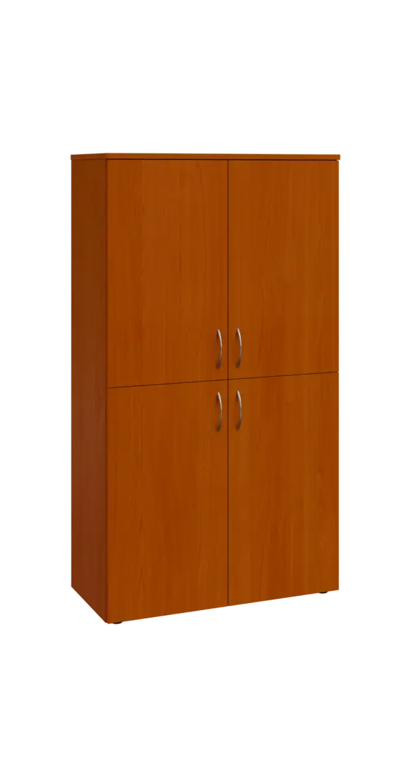 BN 4 - 84D kancelářská skříň, 4-dveřová, 1450x800x400, třešeň šumavská