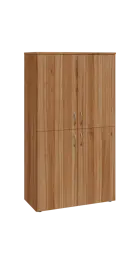 BN 4 - 84D kancelářská skříň, 4-dveřová, 1450x800x400, ořech světlý
