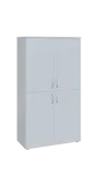BN 4 - 84D kancelářská skříň, 4-dveřová, 1450x800x400, bílá