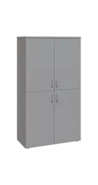 BN 4 - 84D kancelářská skříň, 4-dveřová, 1450x800x400, šedá