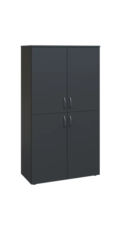 BN 4 - 84D kancelářská skříň, 4-dveřová, 1450x800x400, antracit