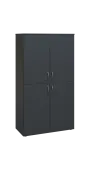 BN 4 - 84D kancelářská skříň, 4-dveřová, 1450x800x400, antracit