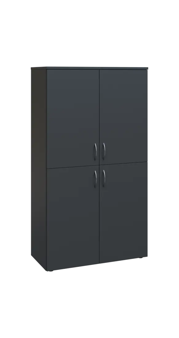 BN 4 - 84D kancelářská skříň, 4-dveřová, 1450x800x400, antracit