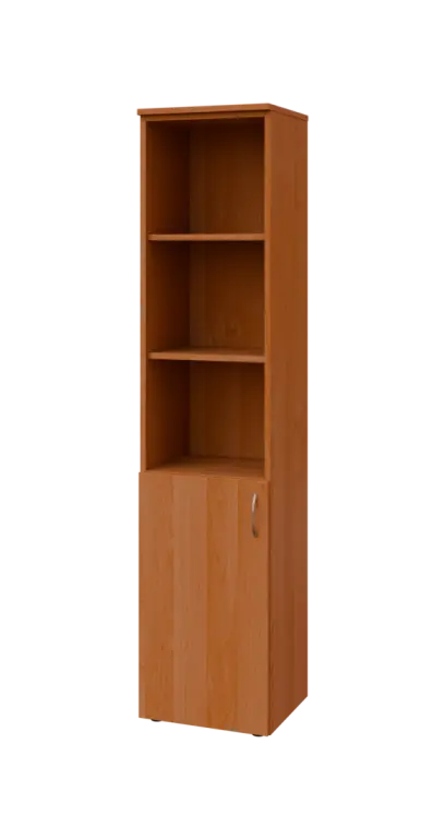 BN 5 - 4DN3 kancelářská skříň, 1-dveřová/nika, levá, 1800x400x400, olše jantar