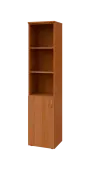BN 5 - 4DN3 kancelářská skříň, 1-dveřová/nika, levá, 1800x400x400, olše jantar