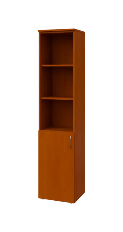 BN 5 - 4DN3 kancelářská skříň, 1-dveřová/nika, levá, 1800x400x400, třešeň šumavská