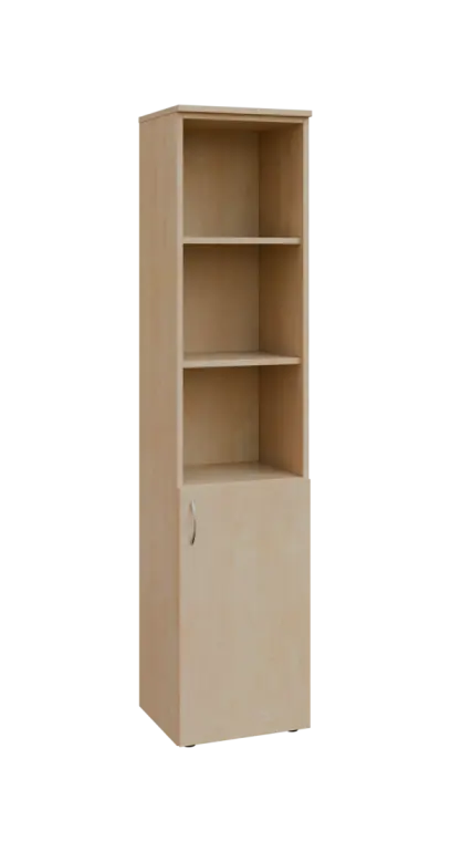 BN 5 - 4DN3 kancelářská skříň, 1-dveřová/nika, pravá, 1800x400x400, bříza irská