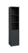 BN 5 - 4DN3 kancelářská skříň, 1-dveřová/nika, pravá, 1800x400x400, antracit