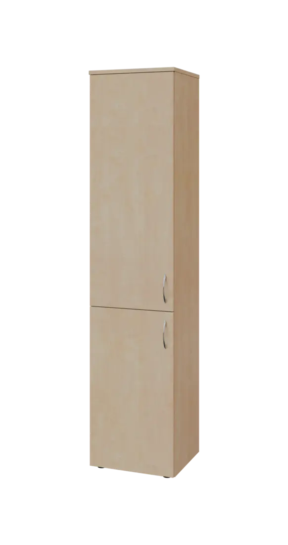 BN 5 - 42D kancelářská skříň, 2-dveřová, levá, 1800x400x400, bříza irská