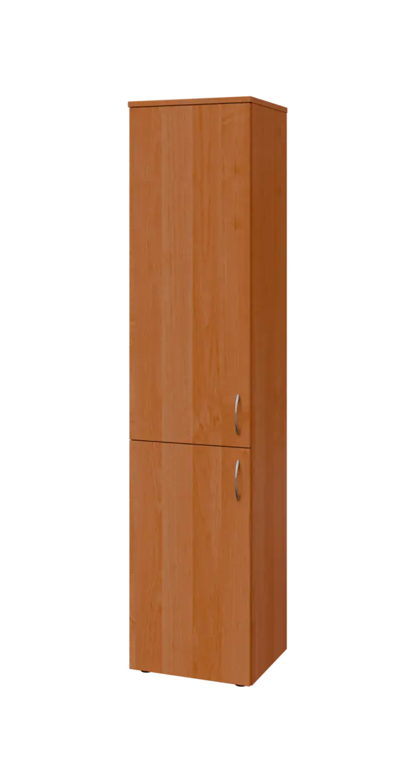 BN 5 - 42D kancelářská skříň, 2-dveřová, levá, 1800x400x400, olše jantar
